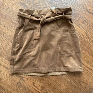 Abercrombie & Fitch Tan Mini Skirt